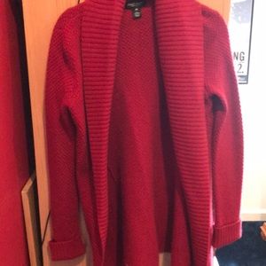 100% cashmere sweater coat